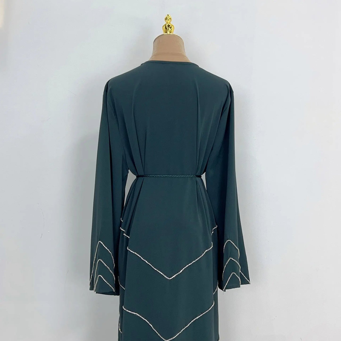 dubai 2024 luxury opened kimono abaya long loose dress prayer garment for women - elegant party kaftan, modest islamic fashion, spring summer wear, sizes s-xxl