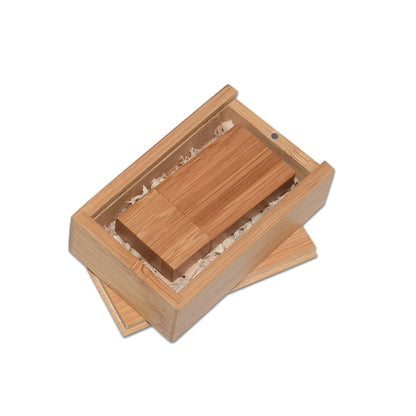 Wooden USB + Box Flash Drive Flash Disk Pendrive 4GB 8GB 16GB 32GB 64GB 128GB Memory Stick Photography Gifts for Wedding Business Storage