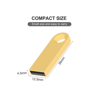 JASTER Key Chain Memory Stick 128GB Metal USB Flash Drive 64GB for Laptop Memory Stick 32GB Black U Disk 16GB Mini Creative Gift