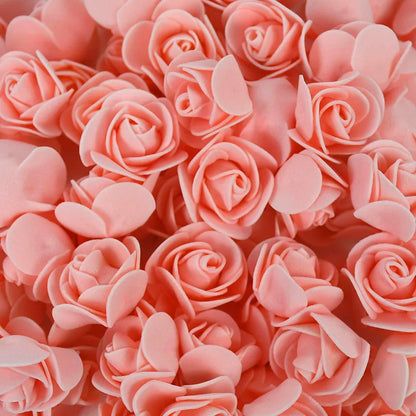 Artificial Foam Rose Flowers, 100/300Pcs 3cm, DIY Craft Supplies for Wedding, Valentine's Day, Bridal Shower, Home Decor, Indoor Floral Arrangements