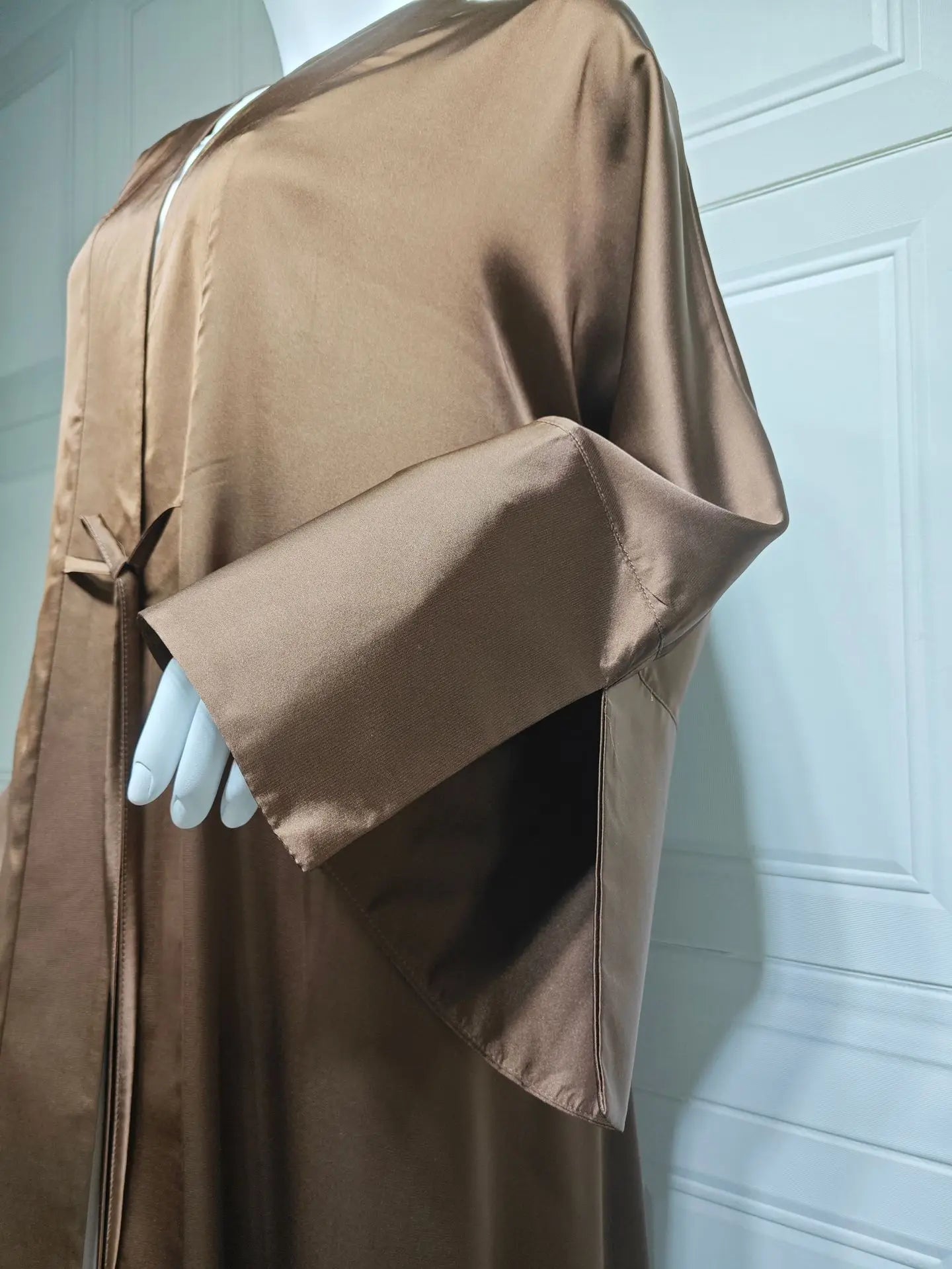 ramadan decoration 2024 muslim girl army green abaya robe islamic gift elegant prayer dress for special occasions and everyday wear