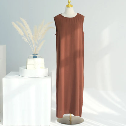 2/3 Piece Set Solid Color Muslim Dress Loose Long Sleeves Abaya Clothing for Women, Modest Fashion, Lightweight Ramadan Outfit, Elegant Prayer Dress with Pockets and Belt