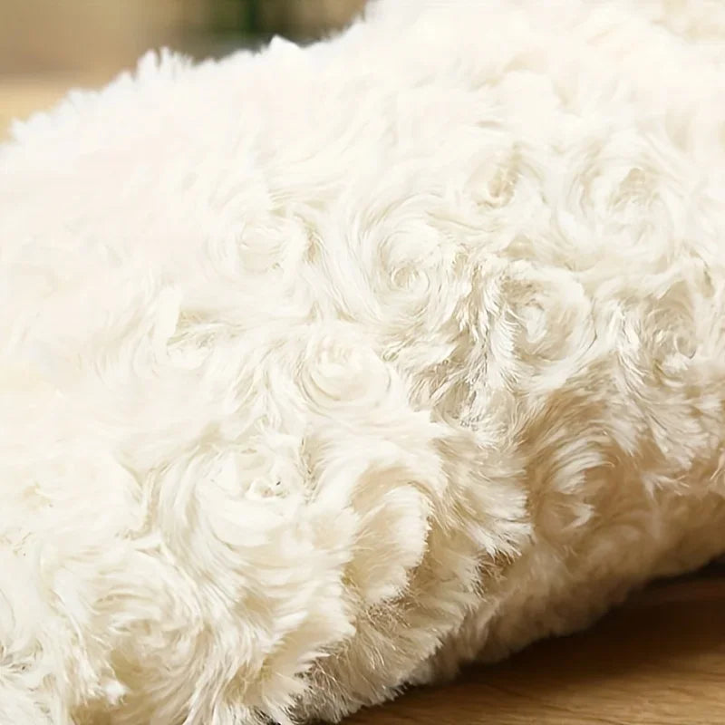 soft fleece squeaky dog toy for medium breeds | durable plush lamb & alpaca design | gentle chew entertainment | indoor & outdoor pet play | ready-to-gift