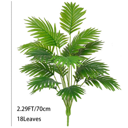 150cm Tall Artificial Palm Tree with Real Touch Leaves, Indoor Outdoor Decorative Fake Plant for Home, Office, Garden, Shop, Party, Exhibition, Jungle Theme Decor