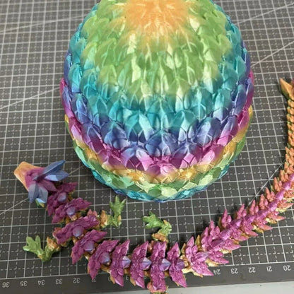 3D Printed 12inch Crystal Dragon Egg Fidget Toy for Adults Gifts