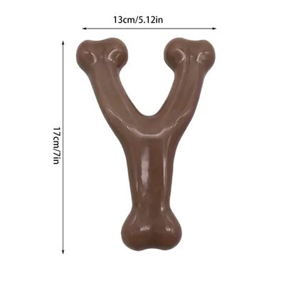 Durable Dog Chew Toy, Natural Rubber, Bite-Resistant, Textured for Teeth Cleaning, Ideal for Dental Health, Suitable for All Breeds, Safe Play for Puppies to Adult Dogs