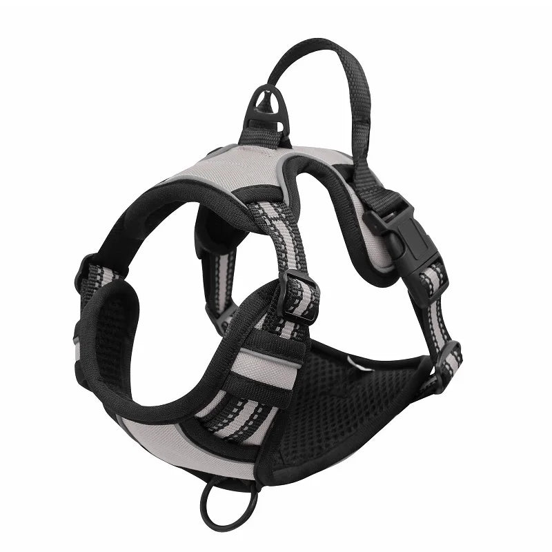 no pull dog harness for large dogs heavy duty reflective easy control handle