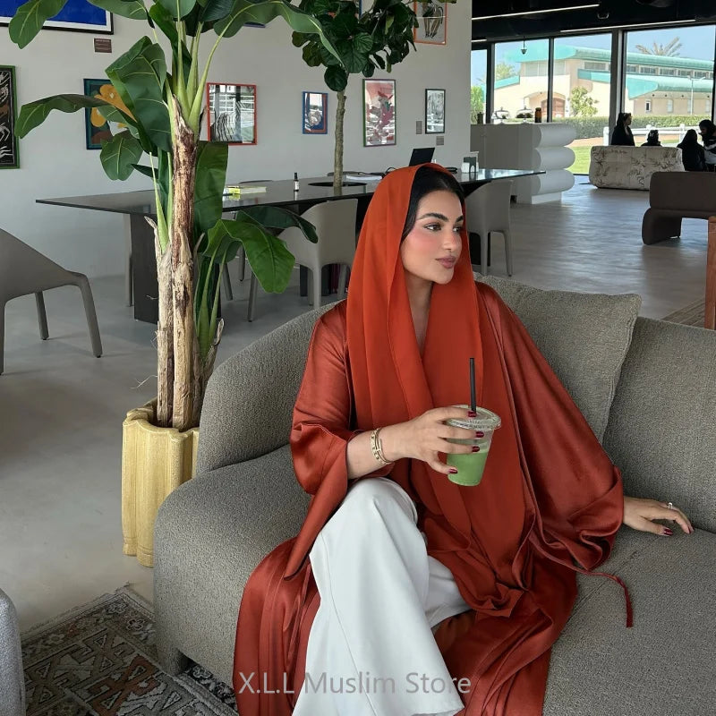 ramadan decoration 2024 muslim girl army green abaya robe islamic gift elegant prayer dress for special occasions and everyday wear