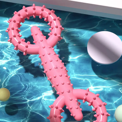 Durable Dog Chew Toy for Small Breeds, Premium Rubber, Bite Resistant, Teeth Cleaning Aid, Puppy Teething, Indoor Outdoor Play, Enhances Pet Dental Health