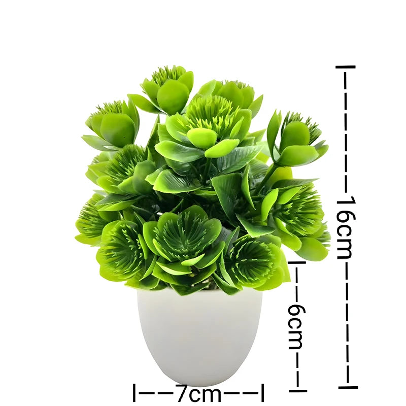 artificial bonsai plant for desktop, office, or window sill | plastic decorative potted plant | ideal for home decor, outdoor exhibitions | natural-looking indoor ornament