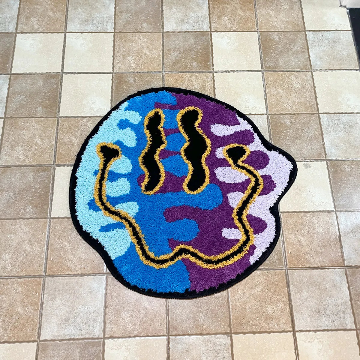 magical nordic tufting rug bedroom mat geometric living room carpet aesthetic home decor non-slip floor tidy foot pad bedside doormat