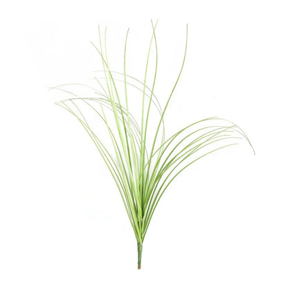 Artificial Green Grass Bush Set - PVC Material, 10 Piece Decorative Faux Reeds for Home, Outdoor, and Exhibition Use, Perfect for Floor Display and Simulated Grasslands