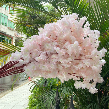 Artificial Cherry Blossom Branch, 80CM, Silk Cloth Flowers for Weddings, Birthdays, Parties, Home and Office Decoration, Indoor Flower Arrangement Accessory