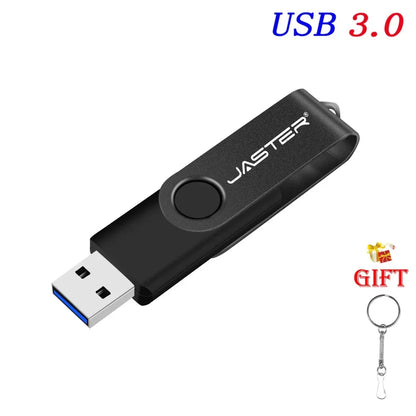 У - Тарелка USB 32GB Flash Drive 16GB Memory Stick Metal Jump Drive Swivel Pendrive Portable 64GB 128GB USB 3.0 Pen Drives for Fast Data Transfer