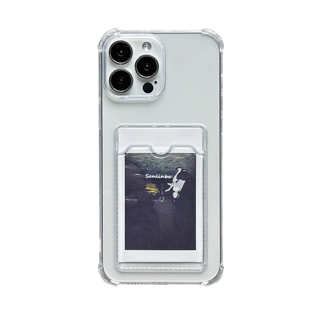 shockproof clear silicone case for iphone 14/15/16 plus, pro, max - anti-fingerprint, water-resistant, dustproof protection