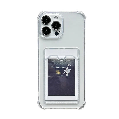 Shockproof Clear Silicone Case for iPhone 14/15/16 Plus, Pro, Max - Anti-Fingerprint, Water-Resistant, Dustproof Protection