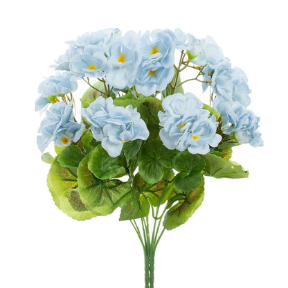 Artificial Silk Begonia Flower Bouquet, UV Resistant for Outdoor and Indoor Decor, Weddings, Parties, and Home Bonsai, Ideal for Events and DIY Crafts