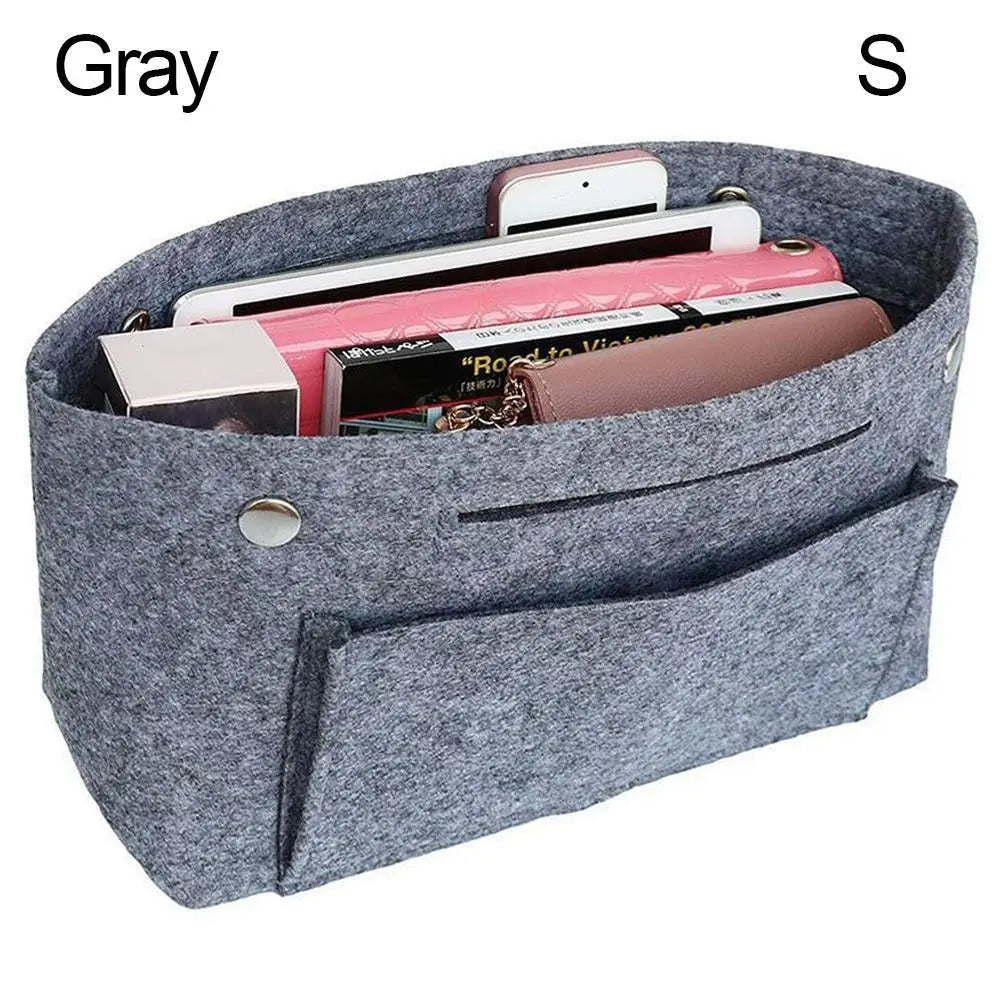 soft pouch organizer felt insert bag inner bag handbag insert bag purse linerfor longchamp le pliage backpack bag