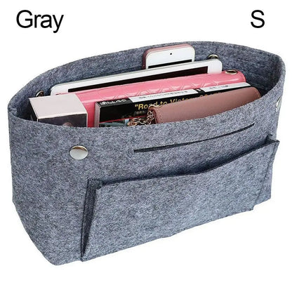 Soft Pouch Organizer Felt Insert Bag Inner Bag Handbag Insert Bag Purse LinerFor Longchamp Le Pliage Backpack Bag