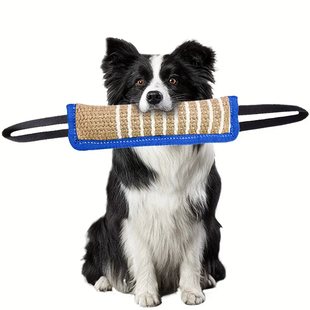 natural jute dog chew toy | bite-resistant sturdy stick for puppies & adult dogs | safe non-toxic material | ideal for teething, dental health, fetch & play