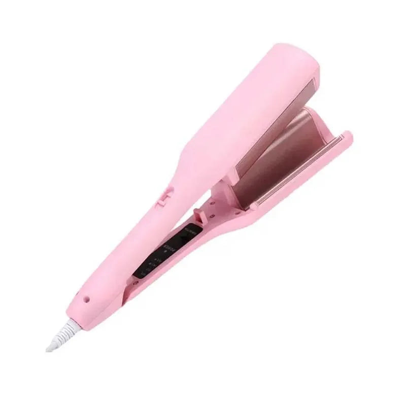 foldable lcd display hair styling professional wave hair curling ceramic irons 3 barrel electric hair curler