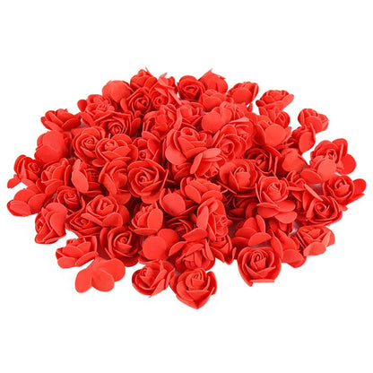 Artificial Foam Rose Flowers, 100/300Pcs 3cm, DIY Craft Supplies for Wedding, Valentine's Day, Bridal Shower, Home Decor, Indoor Floral Arrangements