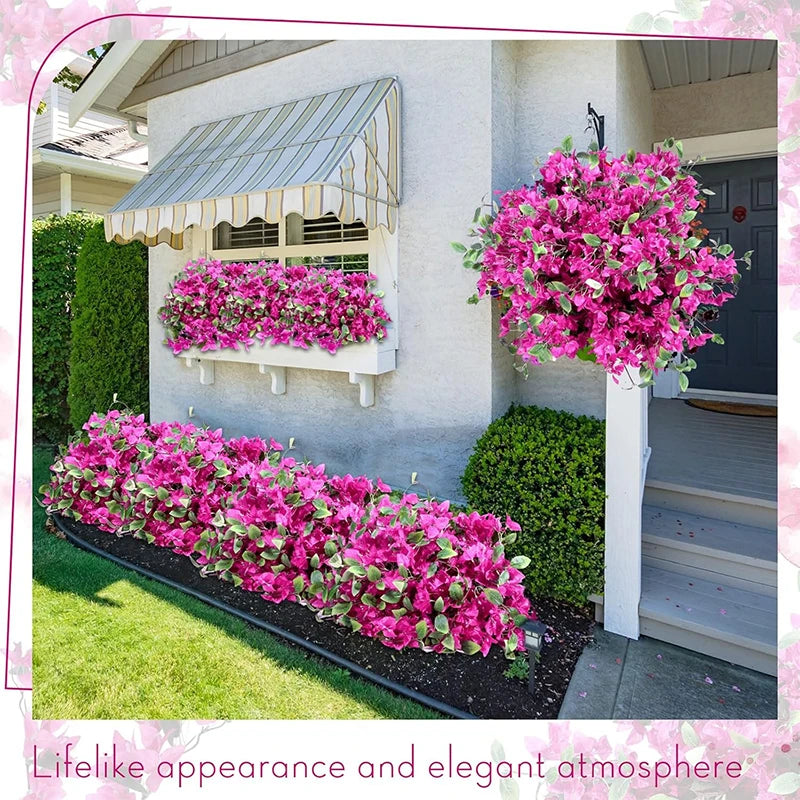 artificial rattan flowers 78cm long branches for wedding, anniversary, event decor, home and outdoor display, vase flower arrangement, desktop placement