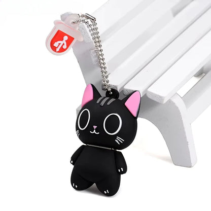 Cartoon Animal USB Flash Drive - 64GB 32GB 16GB 8GB Storage Options, Cute Penguin Cat Owl Designs, Waterproof, Shockproof, USB 2.0 Memory Stick for Kids and Creative Gifts