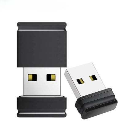 Mini USB Flash Drives 4GB-64GB Memory Sticks, Portable Black U Disk with Key Chain, USB 2.0 for Computer & Car, Creative Gift Options