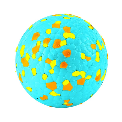 Rubber Dog Chew Toy Ball - Bite Resistant, Durable, Non-Toxic Molar Teething Aid, Ideal for Medium and Large Dogs, Interactive Play, Safe for Indoor and Outdoor Fun