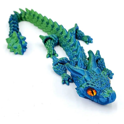 3D Dragon Rotatable Articulated Dragon Kid Gifts Realistic Statue Decor