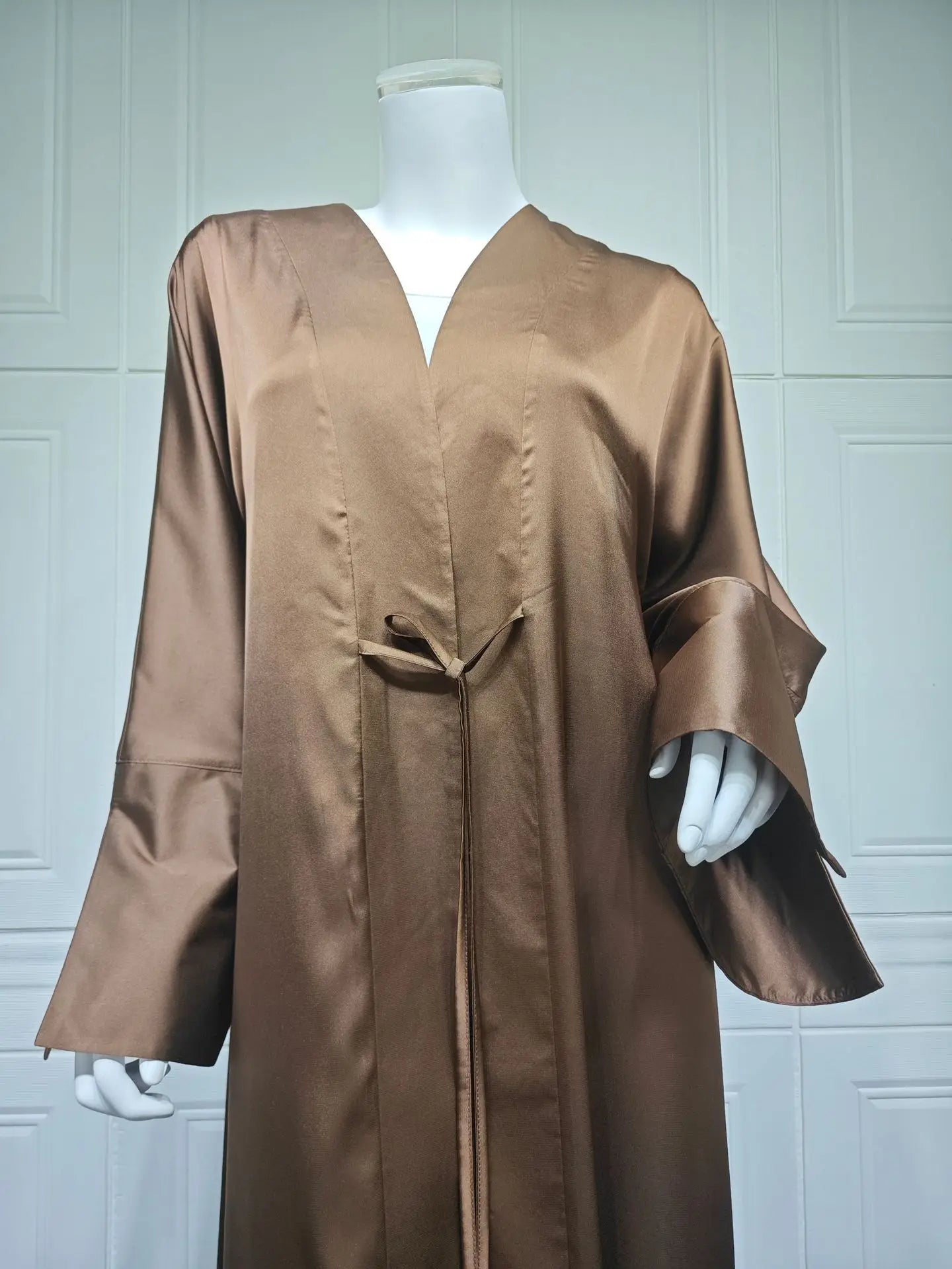 ramadan decoration 2024 muslim girl army green abaya robe islamic gift elegant prayer dress for special occasions and everyday wear