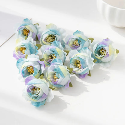 Artificial Silk Peony Flower Heads 40/80pcs for DIY Wedding Decor, Home Vase Arrangement, Bridal Wreaths, Party Centrepieces, Baby Shower, Indoor Decorations