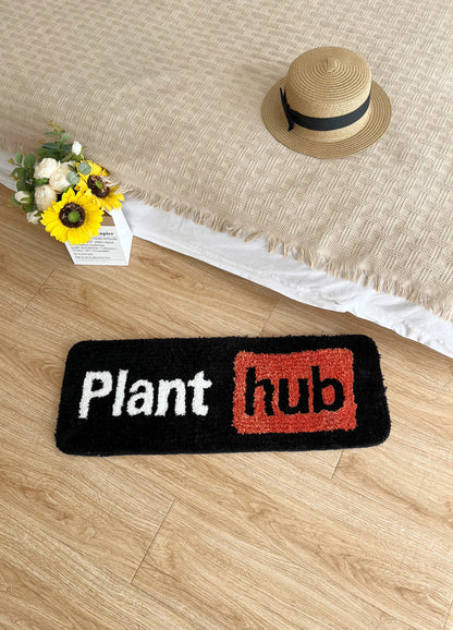 Long Tufting Letters Rug Adult Flocking Mat Anti Slip Nordic Bedroom Bedside Mat Kids Room Carpet Nursery Home Decor Soft Non-Slip Floor Pad