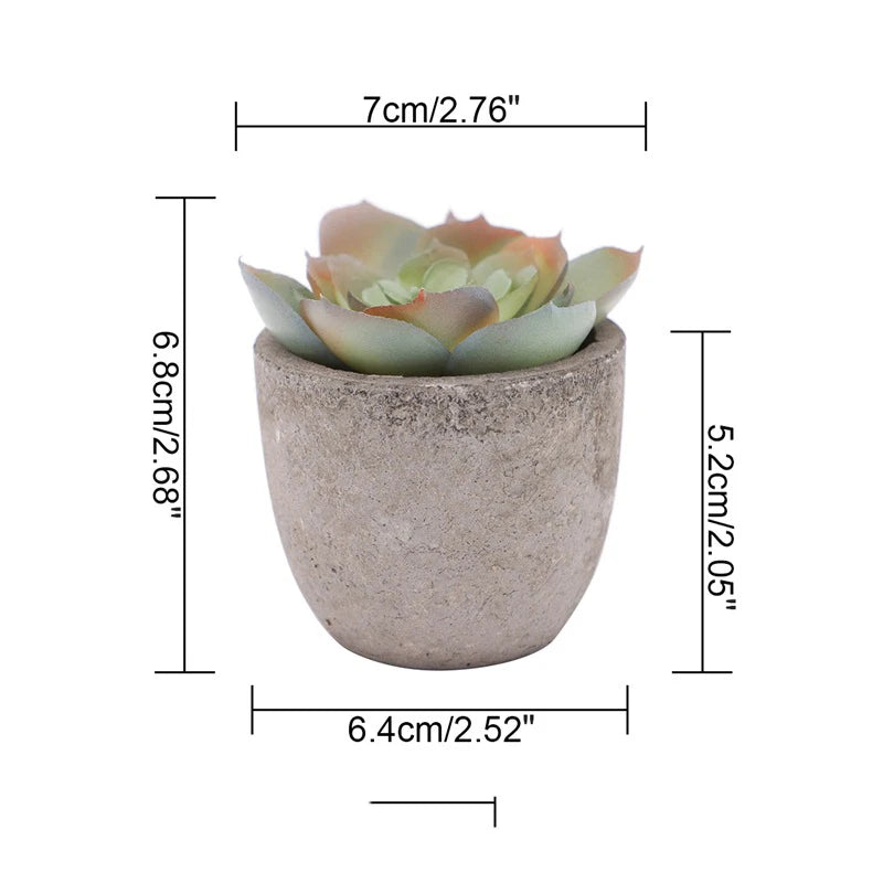 mini artificial aloe bonsai plant in plastic pot - fake floral ornament for office table, home decor, garden display, exhibition or outdoor use, 1 piece