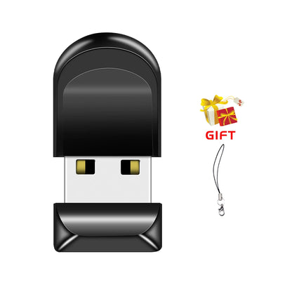 128GB USB 2.0 Flash Drive Oval Pen Drive High Speed Memory Stick for Data Transfer, Storage, Business Gifts, Key Chain Accessory