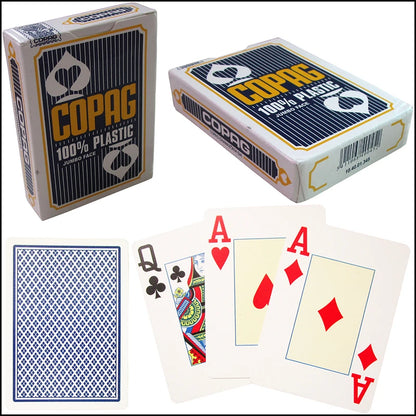 Premium Plastic Poker Cards Waterproof Big Number Texas Gift Decks for Game Nights and Tournaments, Durable and Easy to Clean Playing Cards for All Ages