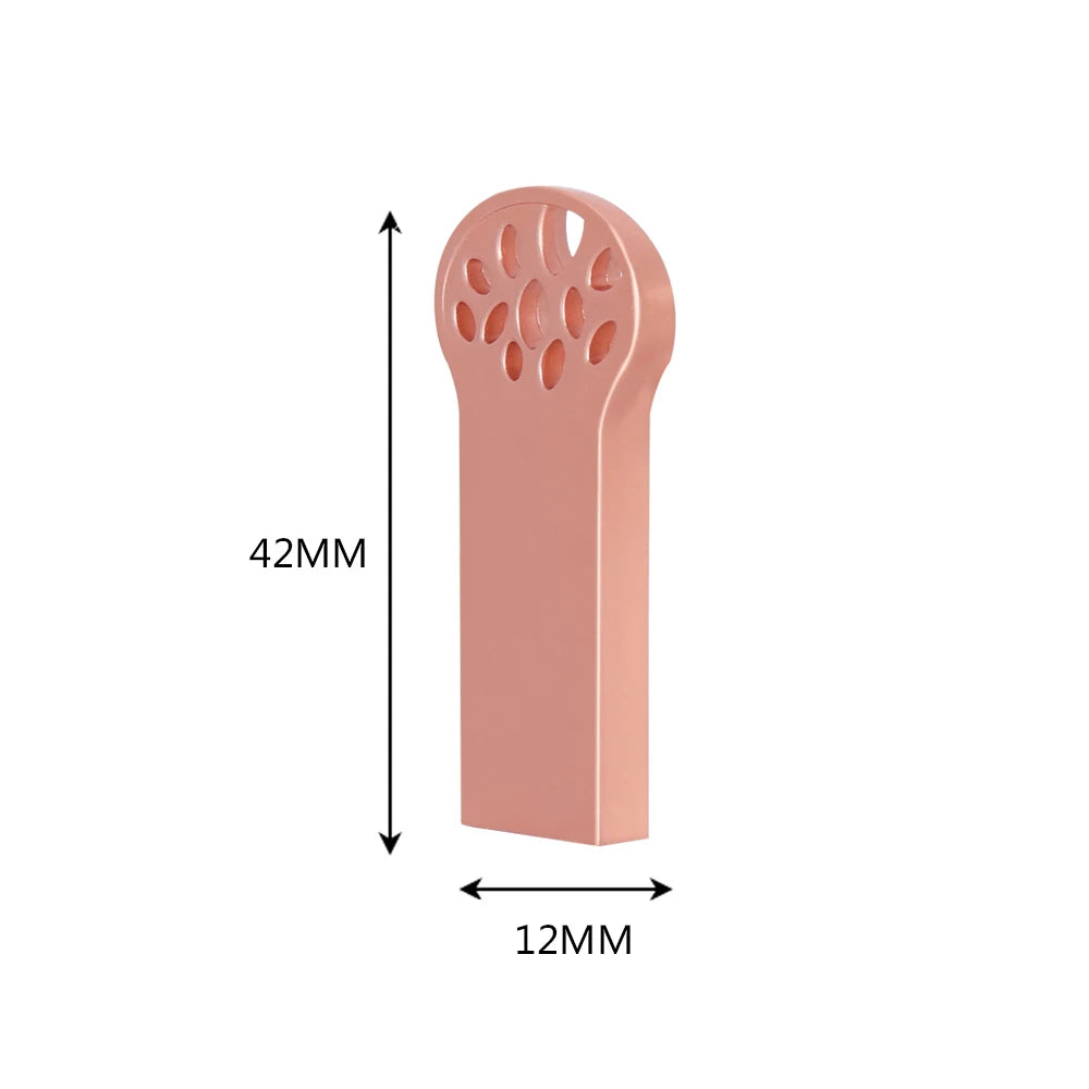 cute cat paw usb flash drive – usb 2.0 memory stick for computer, laptop, and business gifts – 128mb to 64gb storage options in black, rose gold, silver – ideal tech accessory