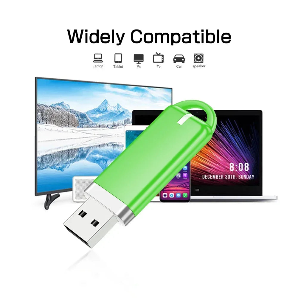 usb flash drive 128gb pen drive, shatterproof multi-capacity usb 3.0 stick for laptop, computer, car, tv - colourful storage solution, gifts for children & photography studio