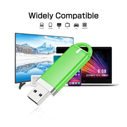 USB Flash Drive 128GB Pen Drive, Shatterproof Multi-Capacity USB 3.0 Stick for Laptop, Computer, Car, TV - Colourful Storage Solution, Gifts for Children & Photography Studio