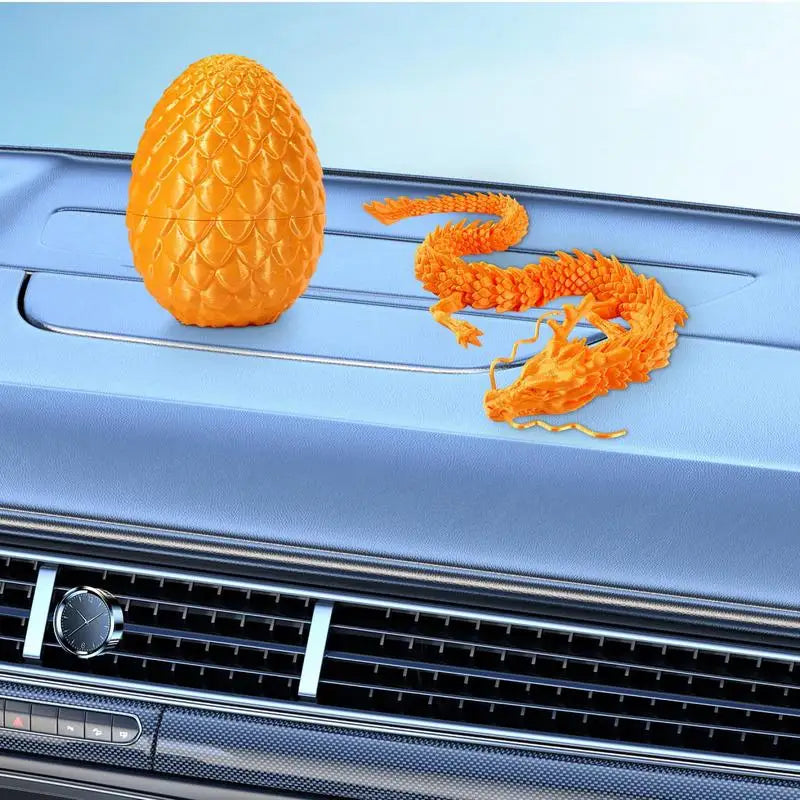 crystal dragon action figures 3d printed articulated dragon with egg dinosaur christmas fidget toy for girls kids easter basket