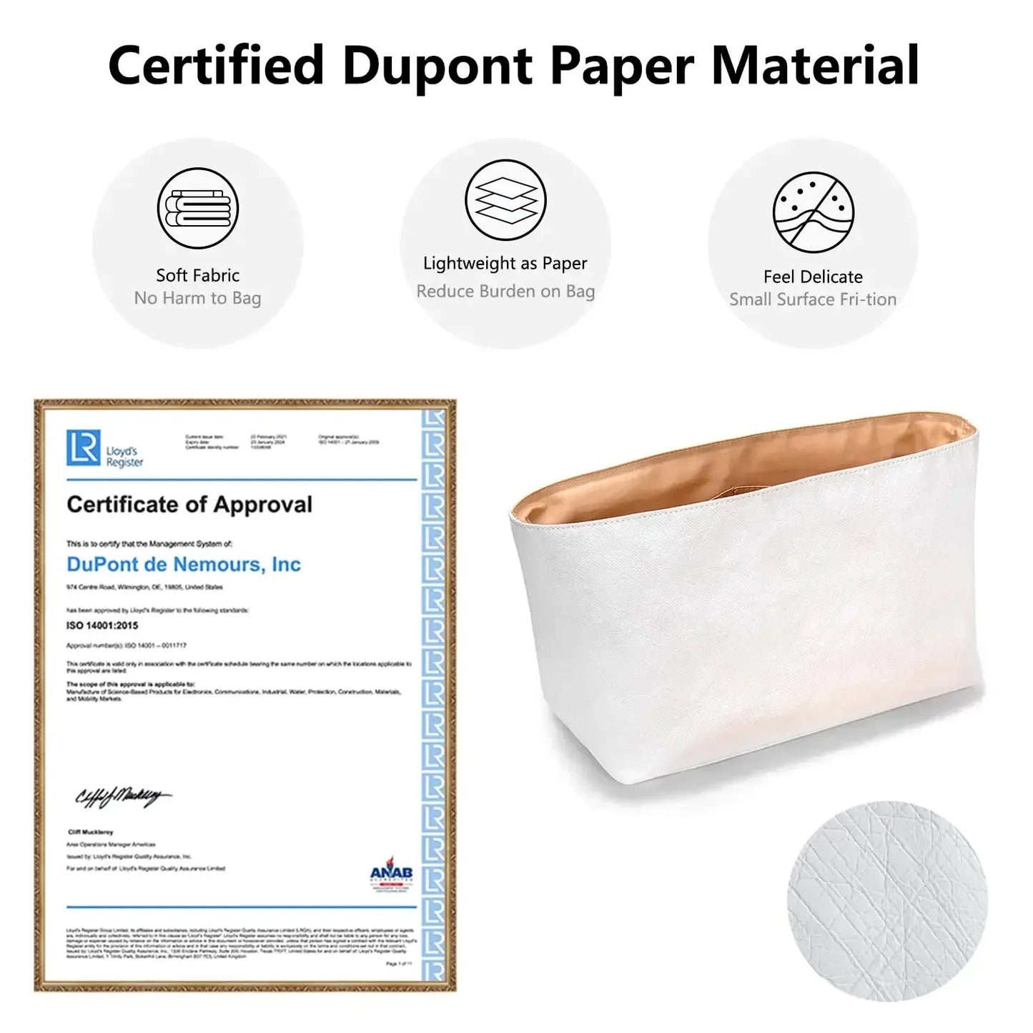 dupont felt insert bag fits for longchamp handbag liner bag felt cloth makeup bag support travel portable insert purse organizer tote insert for neat storage and shape