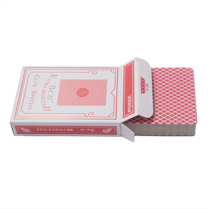 Casino Poker Magic Playing Card 52 + 2 Joker Deck Waterproof Plastic Cards for Family Game Nights, Durable and Flexible for Indoor and Outdoor Fun