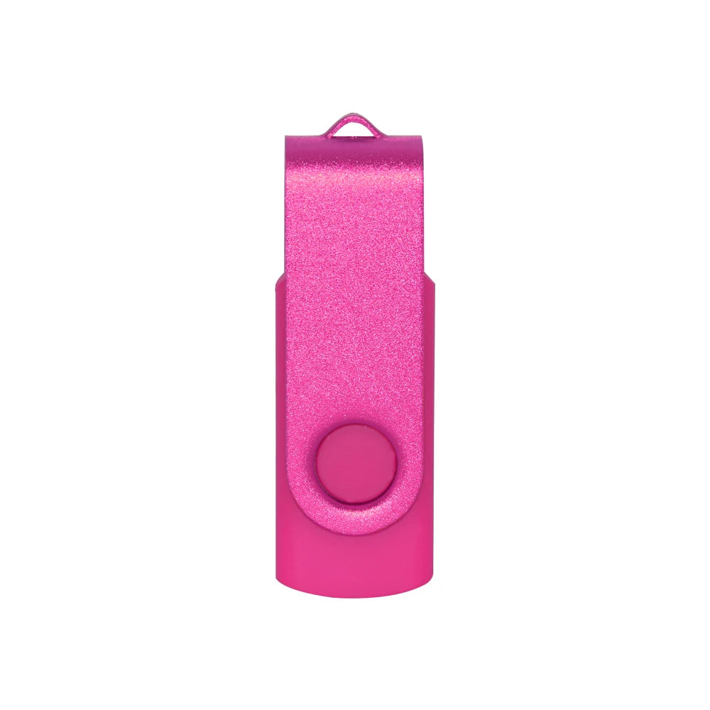 usb flash drive multi-storage options, high-speed metal pen drive, usb 2.0, 128gb/64gb/32gb/16gb/8gb/4gb, universal use for computer, car, tv, 8 colour choices