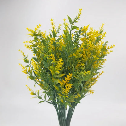 5pcs Artificial Lavender Branches, Plastic Flowers for Home, Garden, Wedding and Bridal Shower Decorations, Indoor Desktop and Outdoor Use