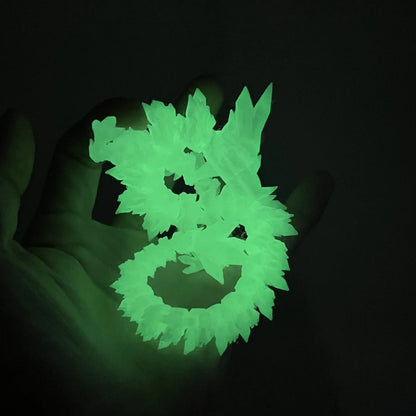 3D Printed Antistress Dragon Fidget Toy Rotatable Articulated 30cm Colors
