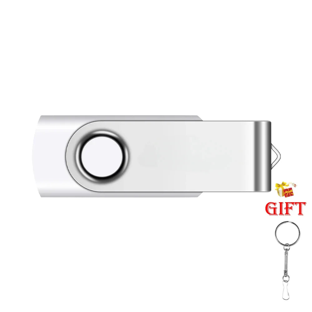 usb flash drive 128gb/64gb/32gb/16gb/8gb/4gb memory stick - high speed, colourful, portable storage for laptop, pc, tv - creative business gift keychain