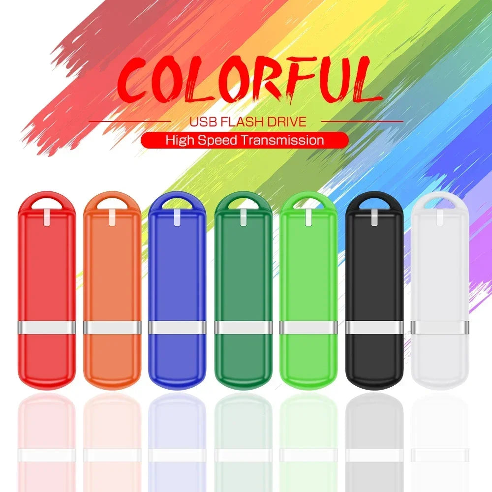usb flash drive 128gb pen drive, shatterproof multi-capacity usb 3.0 stick for laptop, computer, car, tv - colourful storage solution, gifts for children & photography studio