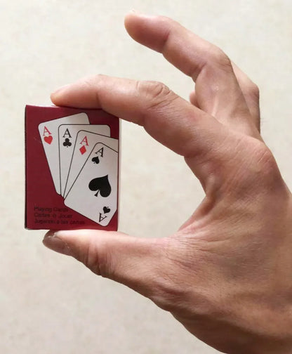 1 Piece Mini Cute Poker Cards Playing Game Creative Gift Travel Accessory for Kids and Adults, Compact Card Game for Family Fun, Party Game, and Outdoor Activities