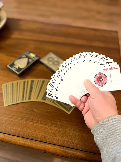 24K Gold Silver PVC Full Plastic Playing Cards Waterproof Durable Poker Set - Premium Quality, Thick, Easy to Handle, Perfect for All Card Games and Gatherings